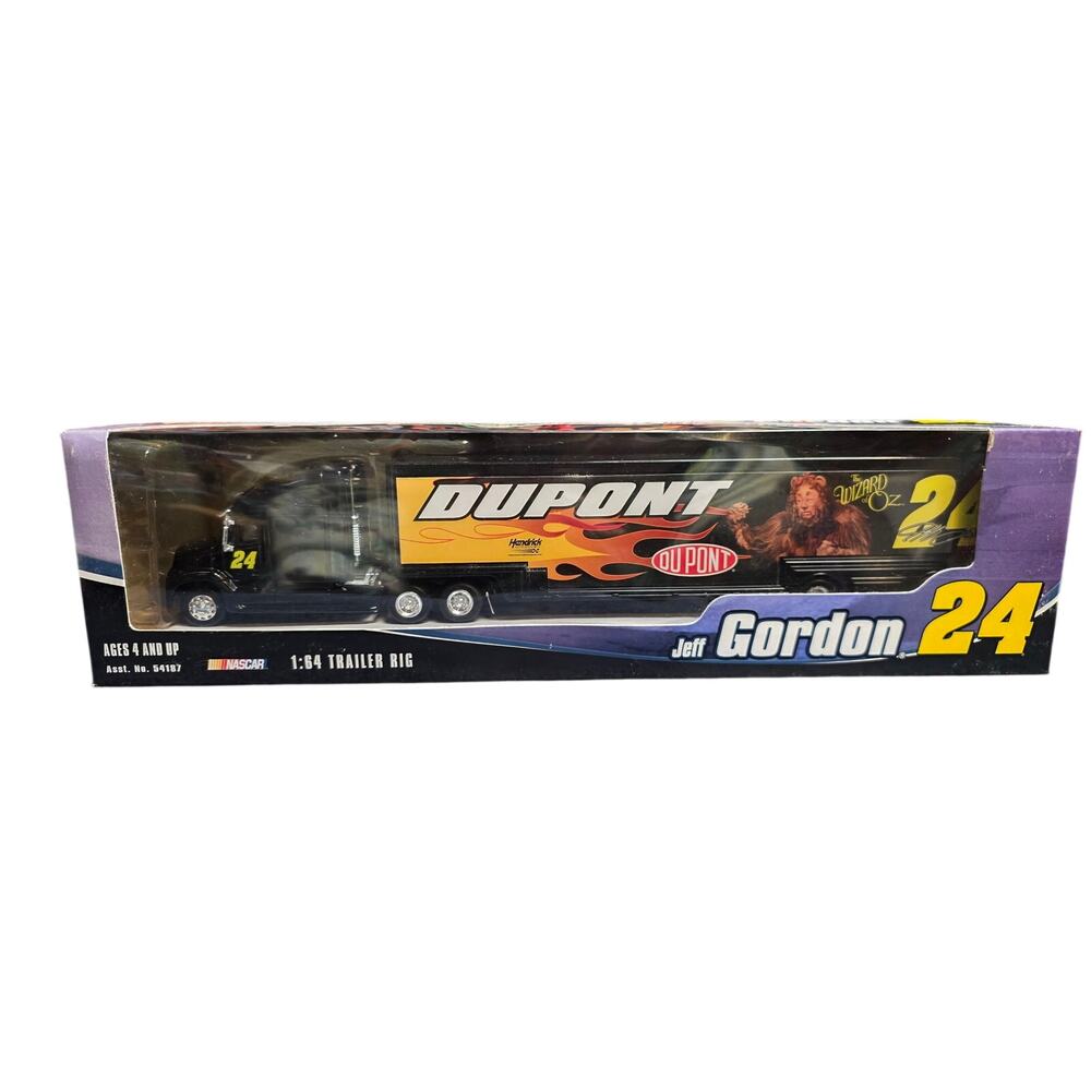 Jeff Gordon 24 DuPont Wizard of Oz Winners Circle 1:64 Trailer Rig Hauler Nascar